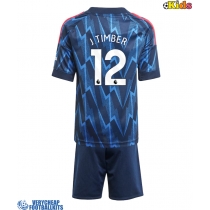 Arsenal Jurrien Timber #12 Replica Away Minikit 2025-26 Short Sleeve (+ pants)